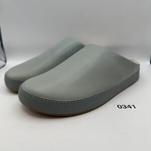 OLUKAI Men's 12 HAMANI Leather Slides Rubber Outsole